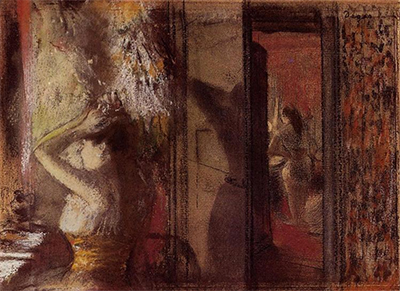 The Actresses Dressing Room Edgar Degas